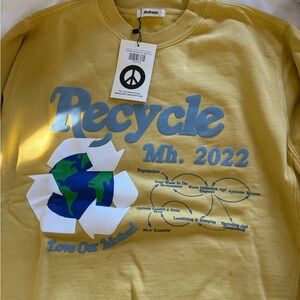 Madhappy Yellow Graphic Sweatshirt